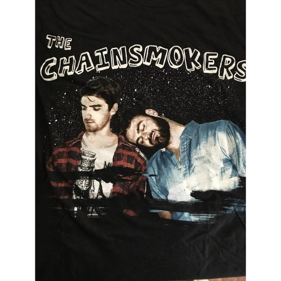 The Chainsmokers 2017 Tour T Shirt size S - Picture 1 of 2